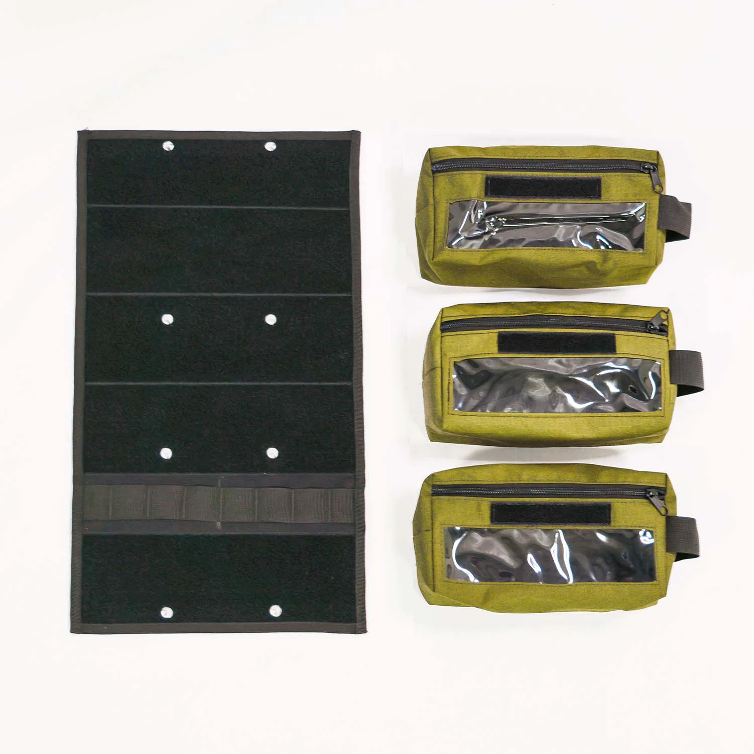 23Zero 90L Gear Box Lid Organizer Kit with Pouches and Panel