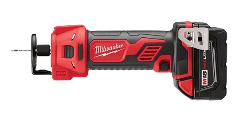 2627-22 Milwaukee M18 Drywall Cut Out Rotary Tool Kit