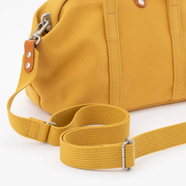 2WAY handbag/shoulder Bag - Doctors Bag Design / Mustard Yellow -