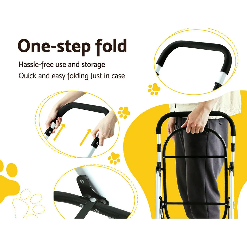 3-in-1 Foldable Pet Stroller with UV Protection - i.Pet