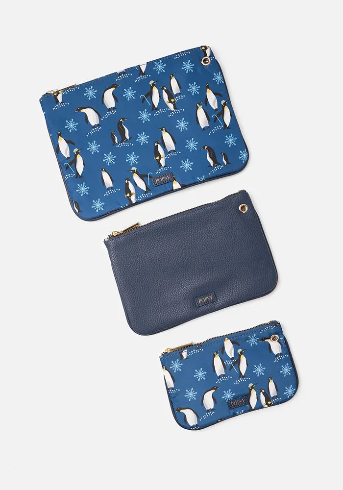 3 Piece Penguin Print Multi Use Bags