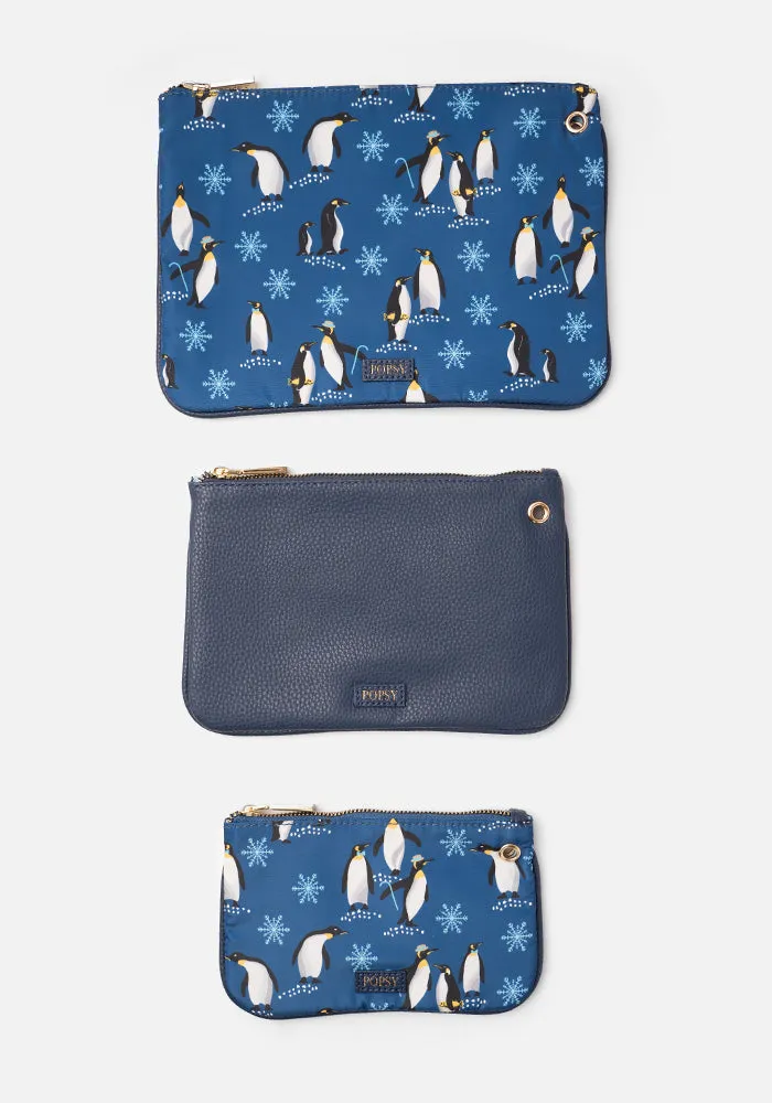 3 Piece Penguin Print Multi Use Bags