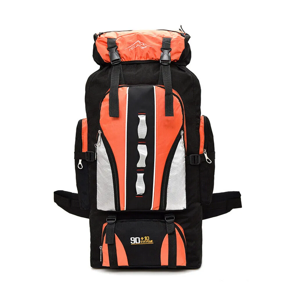 80L/100L Outdoor Hiking Backpack Camping Waterproof Shoulder Travel Bag