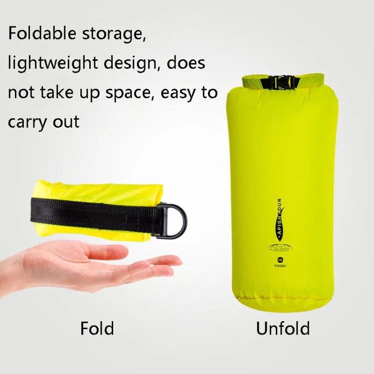 AFISHTOUR Outdoor Bunch Storage Bag Multi-Function Light Thin Waterproof Storage Bag, Size: 5L(Black)