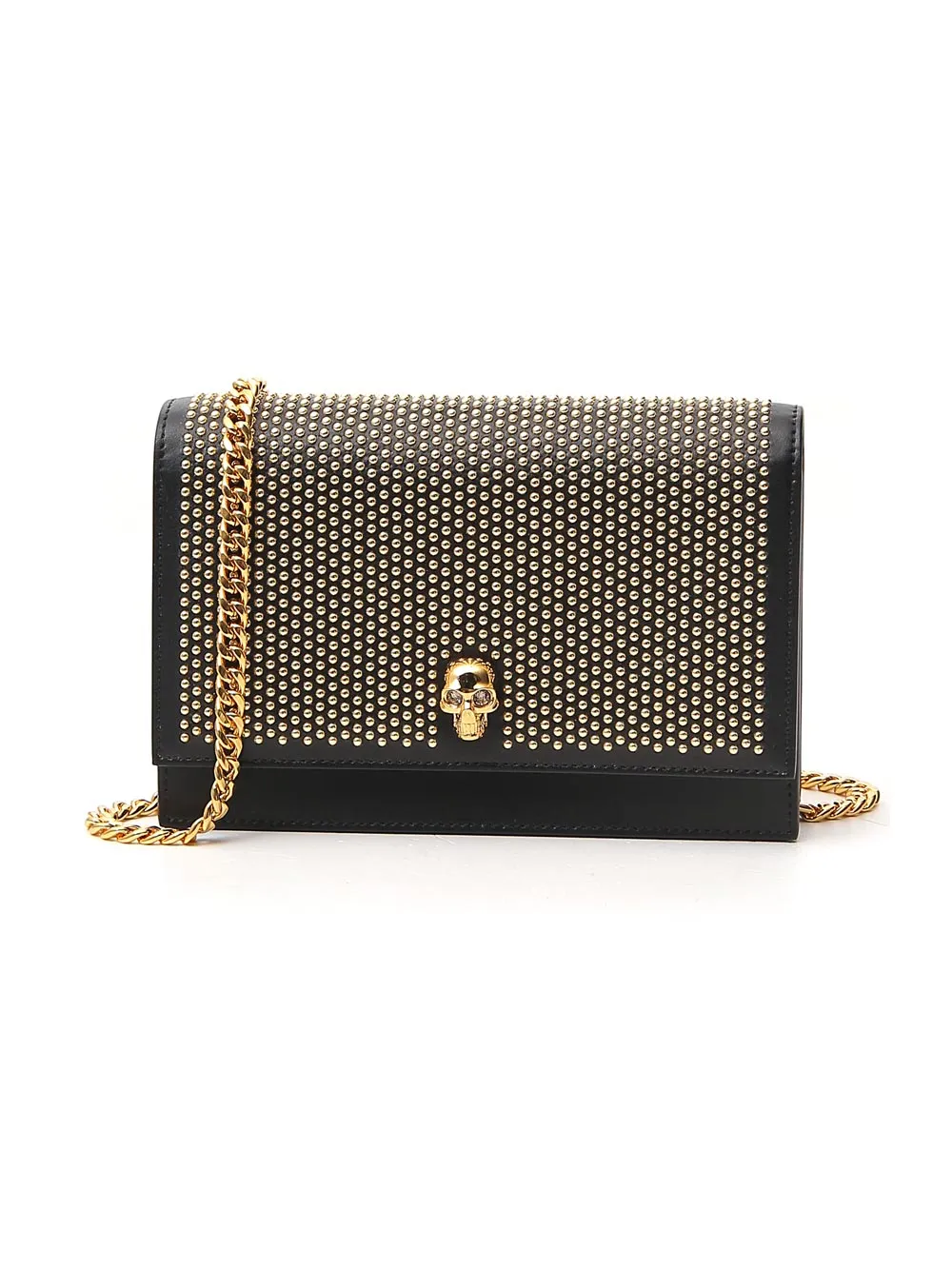 Alexander McQueen Skull Studded Crossbody Bag