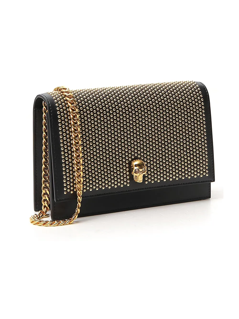 Alexander McQueen Skull Studded Crossbody Bag