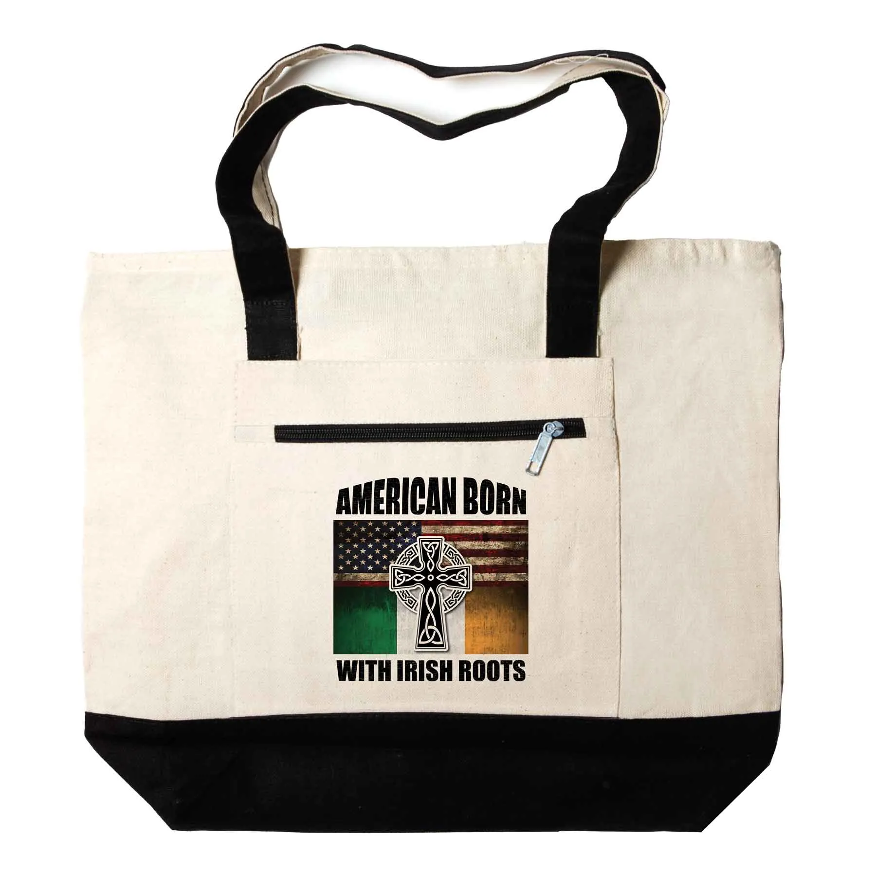 American Born Stamp Tote Bag