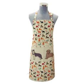 Apron Dogs  Cream  Cotton