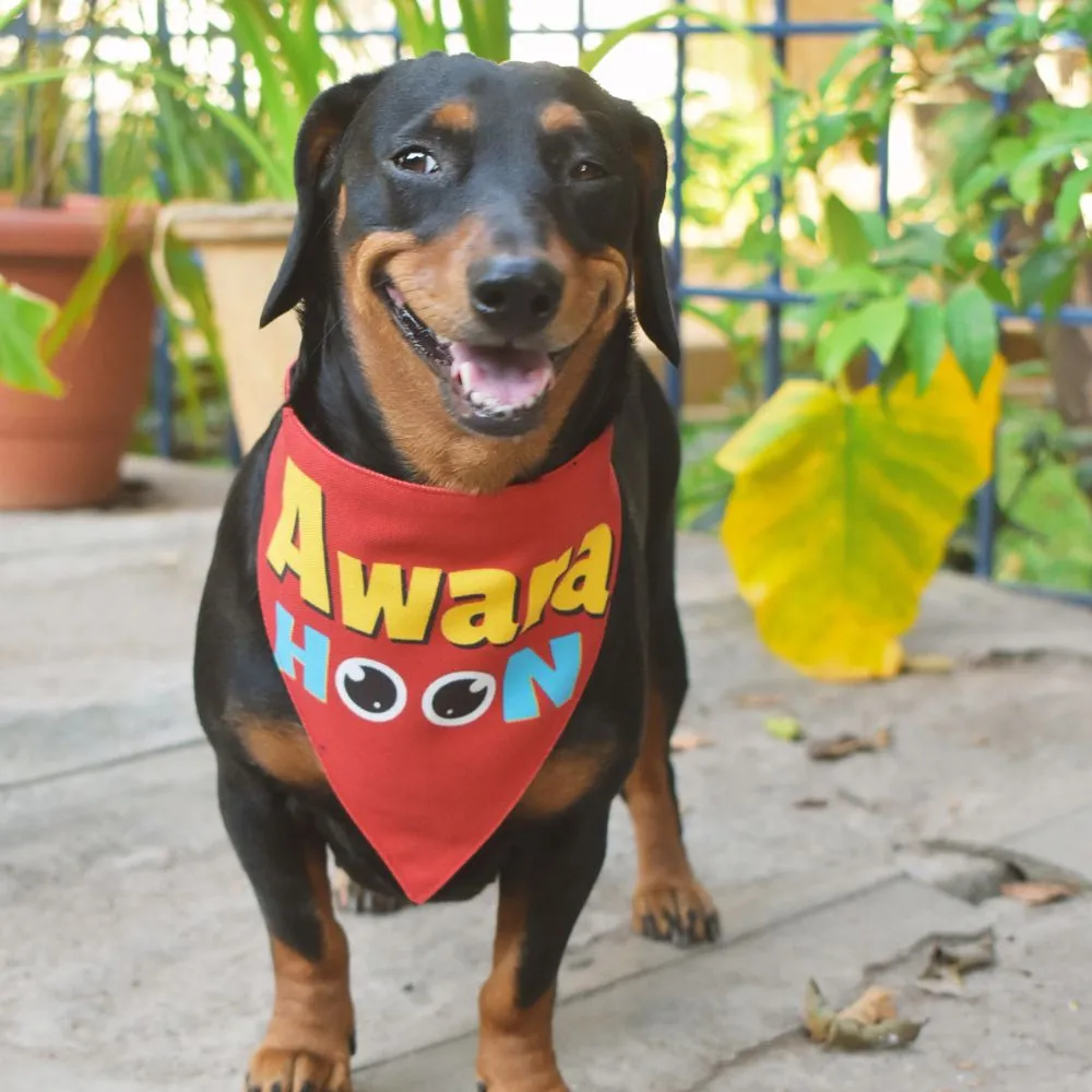 Awara Hoon Dog Bandana