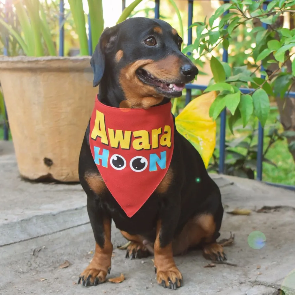 Awara Hoon Dog Bandana