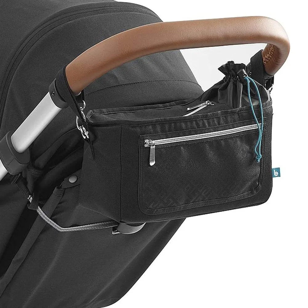 BabyMoov Premium Universal Stroller Organizer - Black