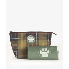 Barbour Dog Wash Bag - Classic Tartan