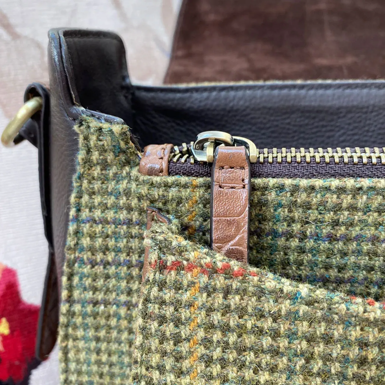 Barkworth Reeve Belton Tweed Saddle Bag