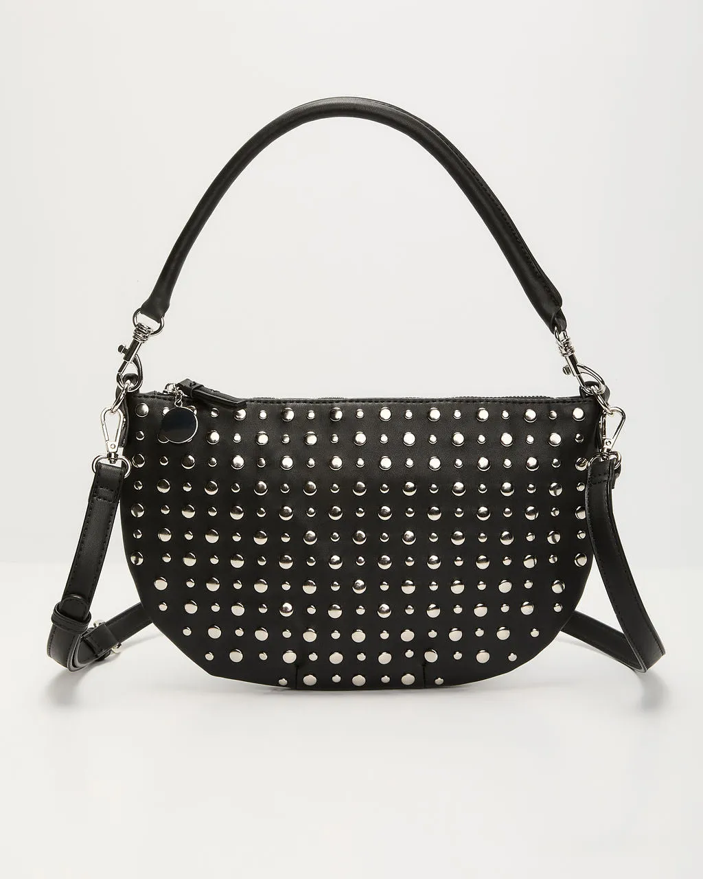 Becklem Leather Studded Shoulder Bag