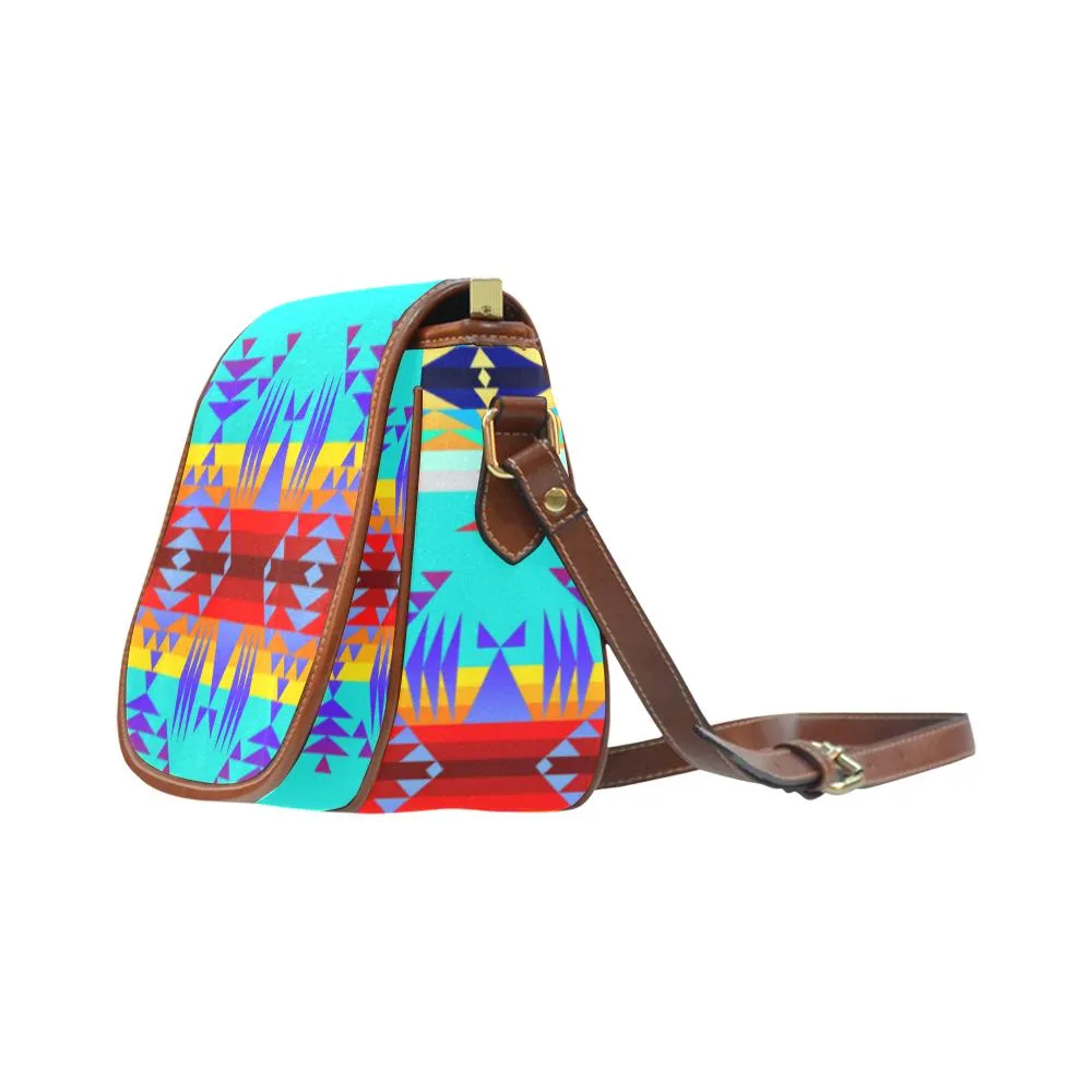 Between the Mountains Fire Saddle Bag/Small