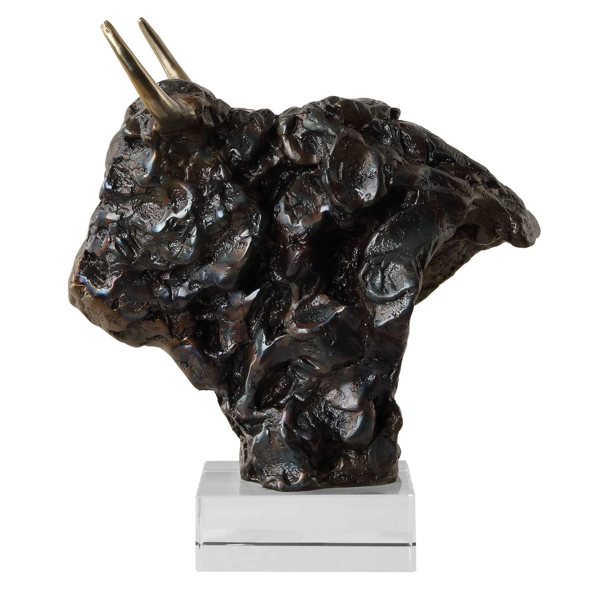 Bison Bust Sculpture