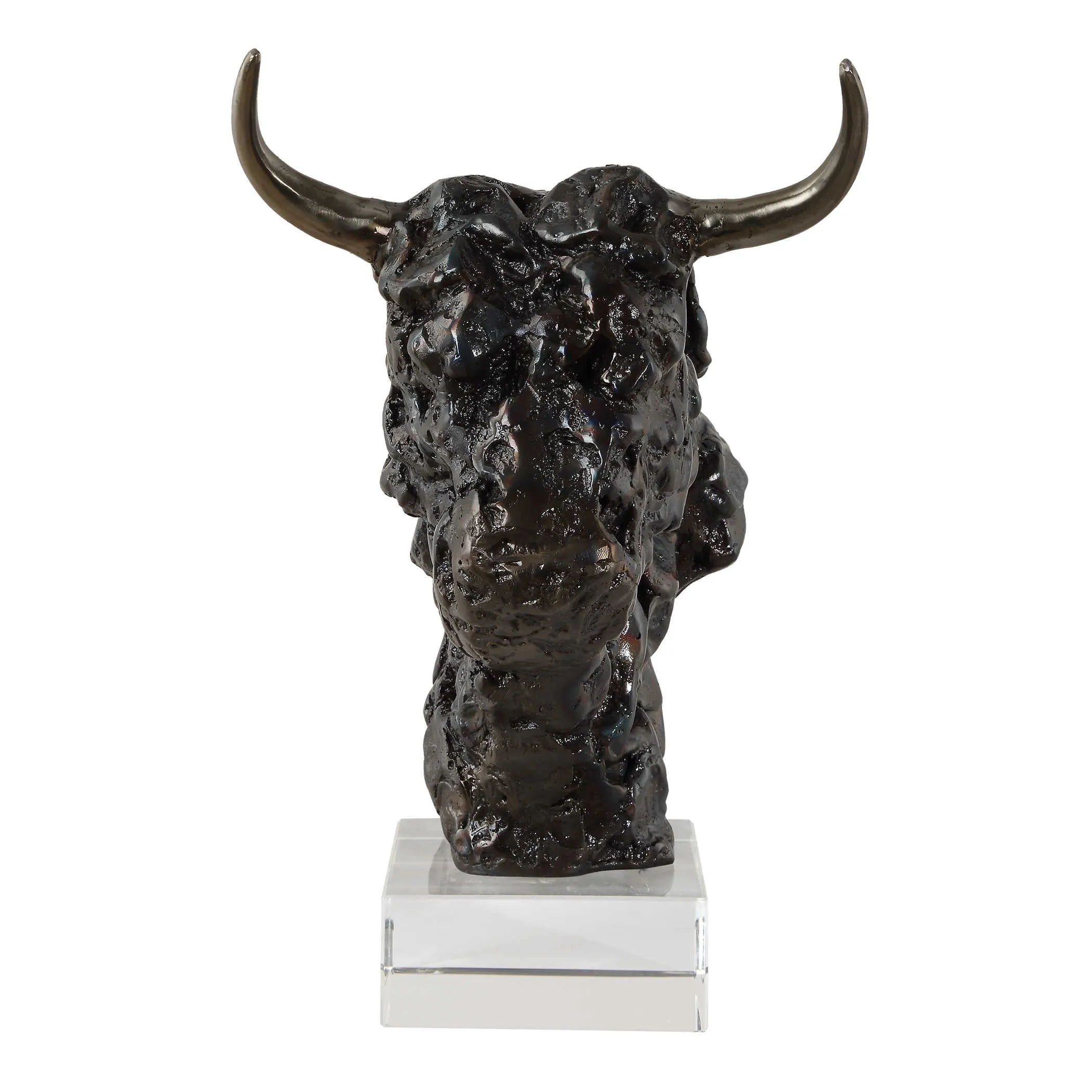 Bison Bust Sculpture