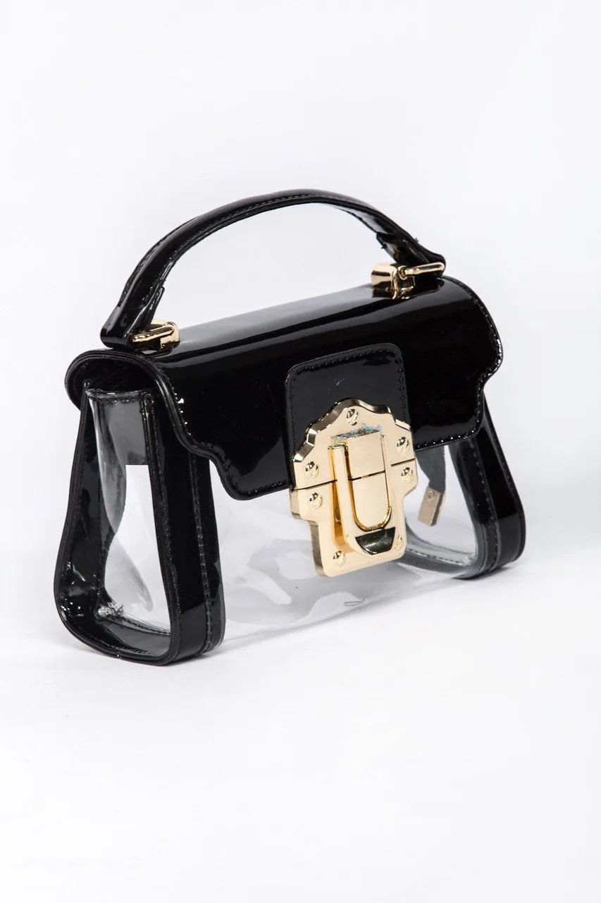 Black Transparent Mini Pochette