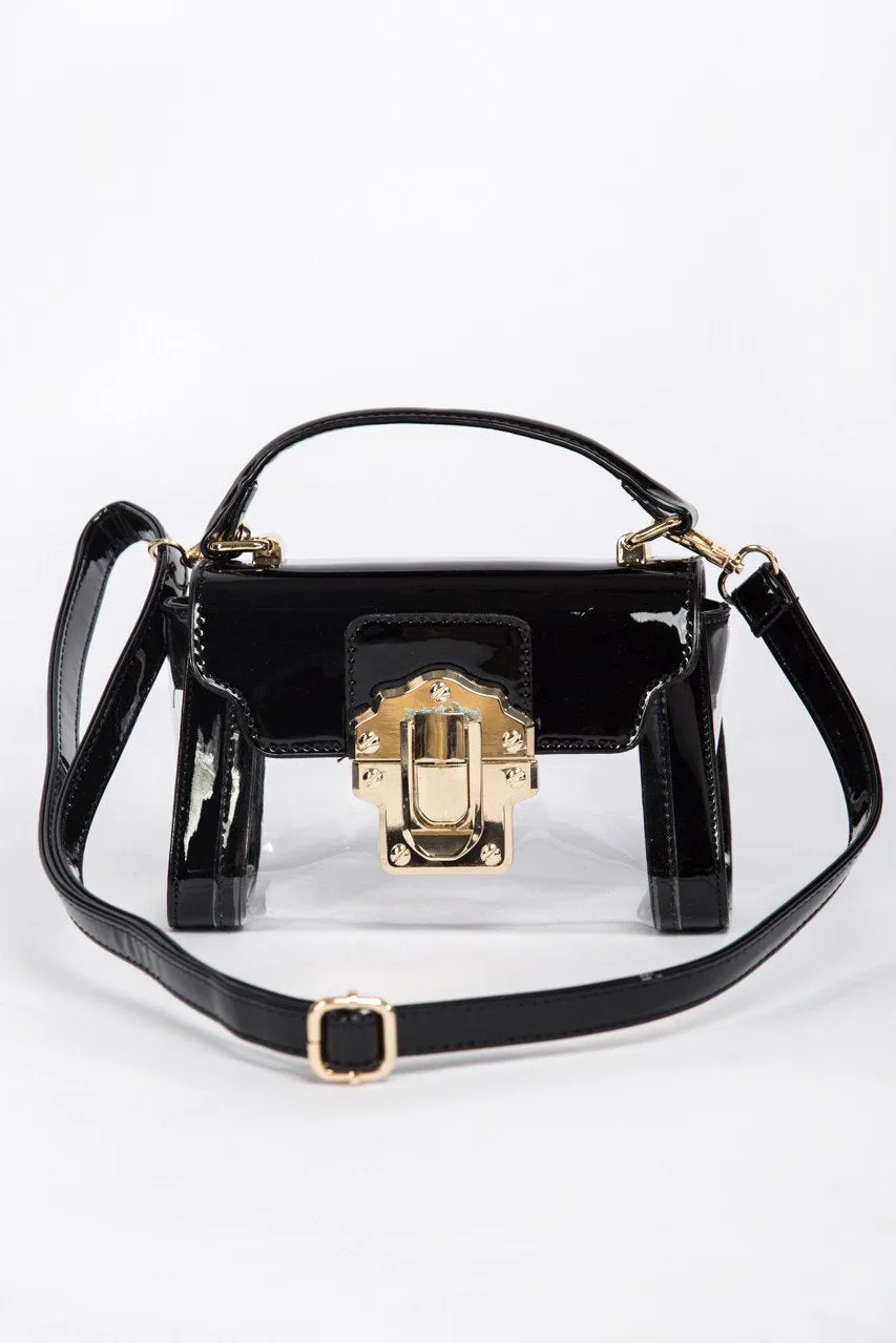 Black Transparent Mini Pochette