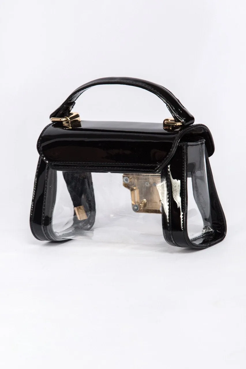 Black Transparent Mini Pochette