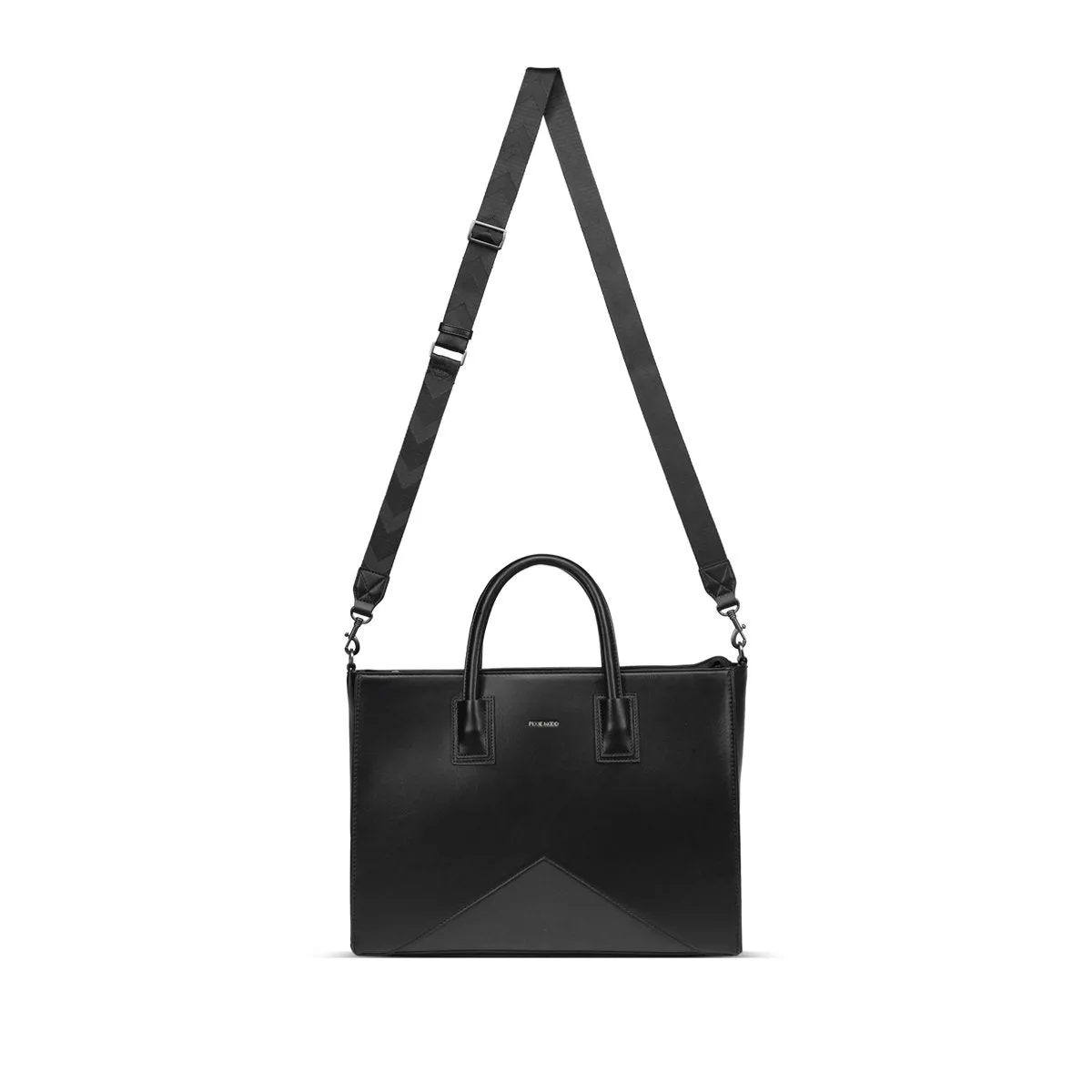 Black/Nubuck Greta Work Tote