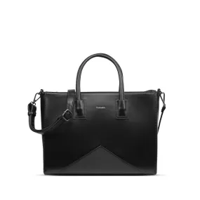 Black/Nubuck Greta Work Tote