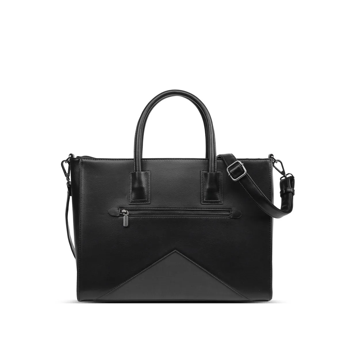 Black/Nubuck Greta Work Tote