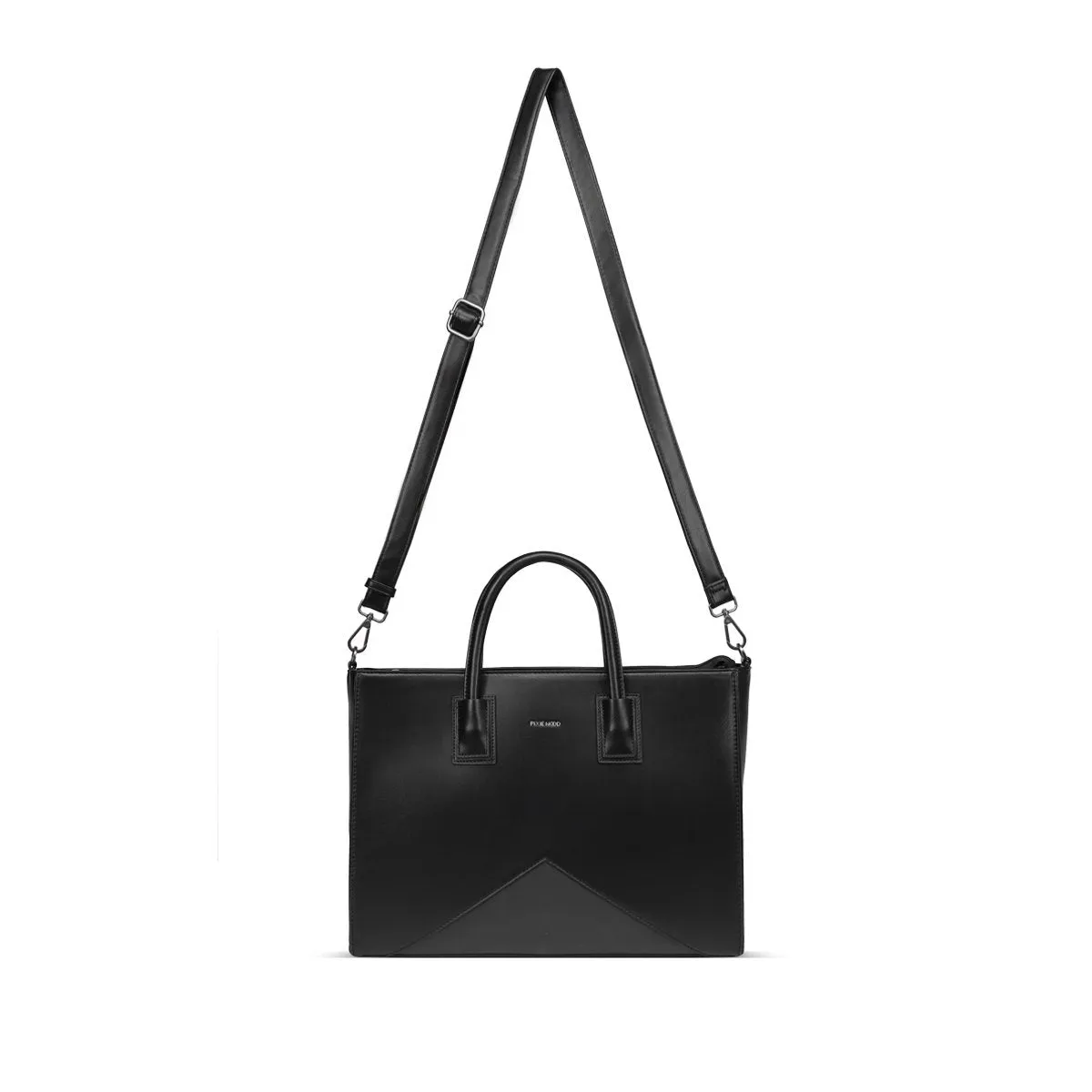 Black/Nubuck Greta Work Tote