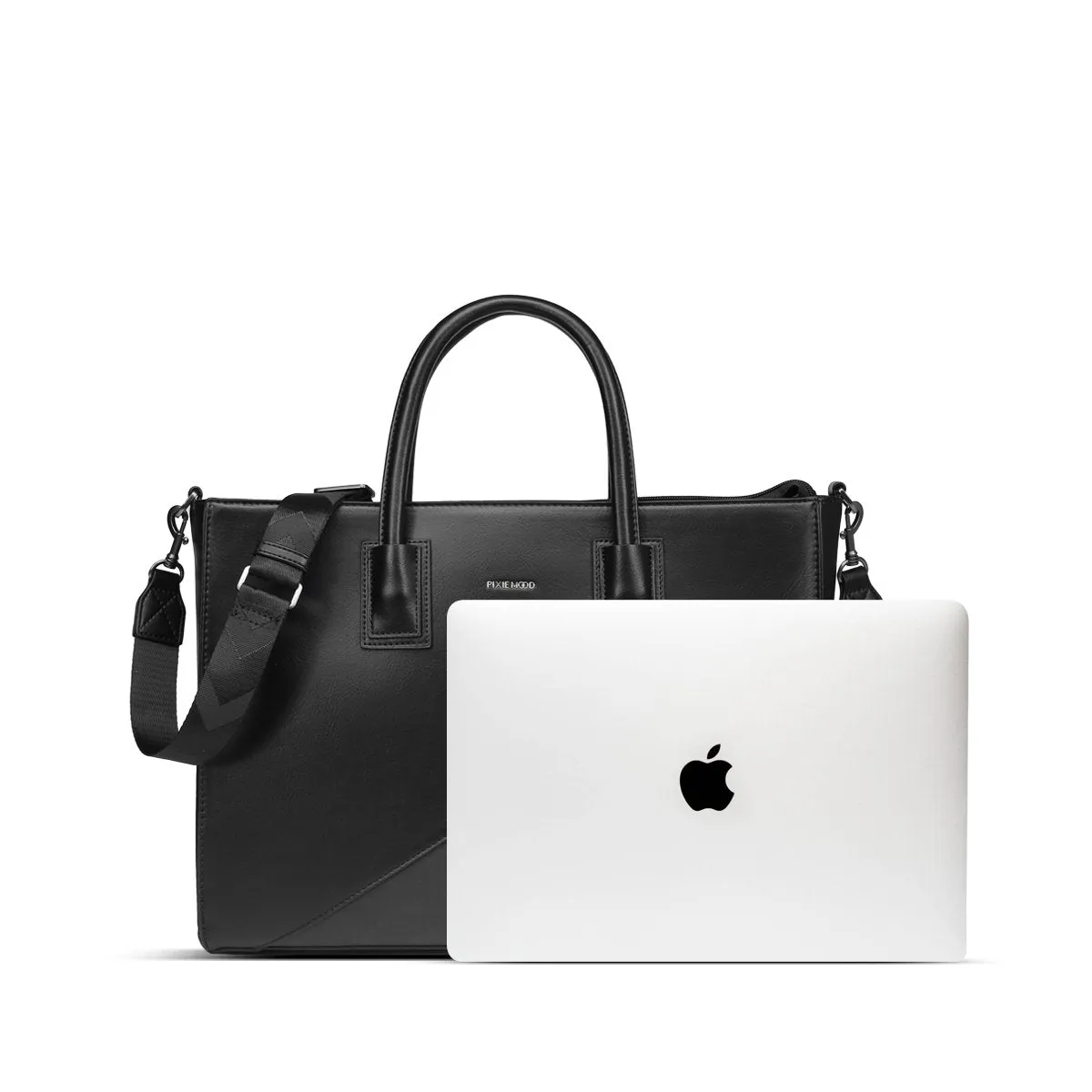 Black/Nubuck Greta Work Tote