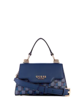 Blue Logo Hallie Mini Bag