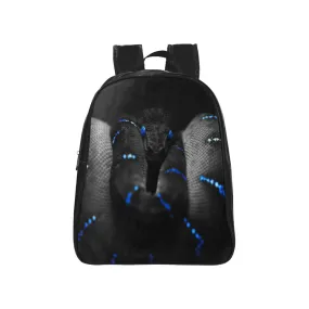 BLUE SNAKE School Backpack (Medium)