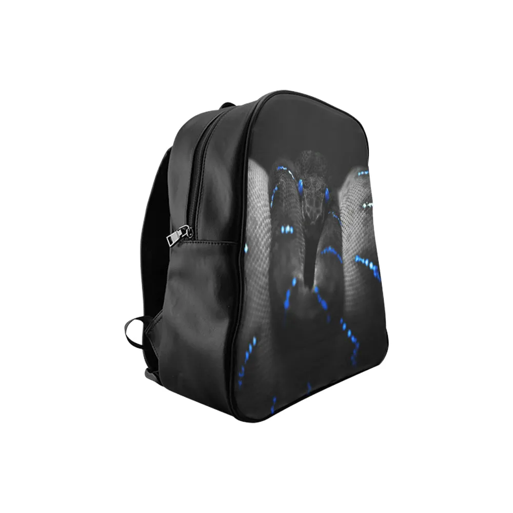 BLUE SNAKE School Backpack (Medium)