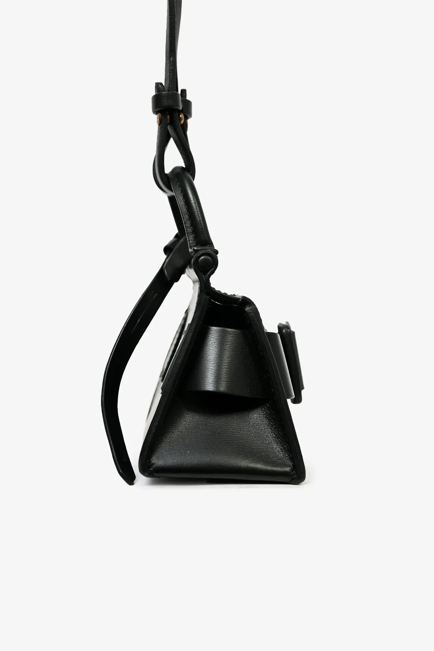 BOYY Black Leather Bobby Charm Crossbody Bag