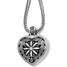 Brighton Floral Heart Locket Necklace J44722 FW22