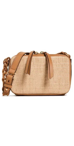 Cami Straw Camera Bag Natural One Size