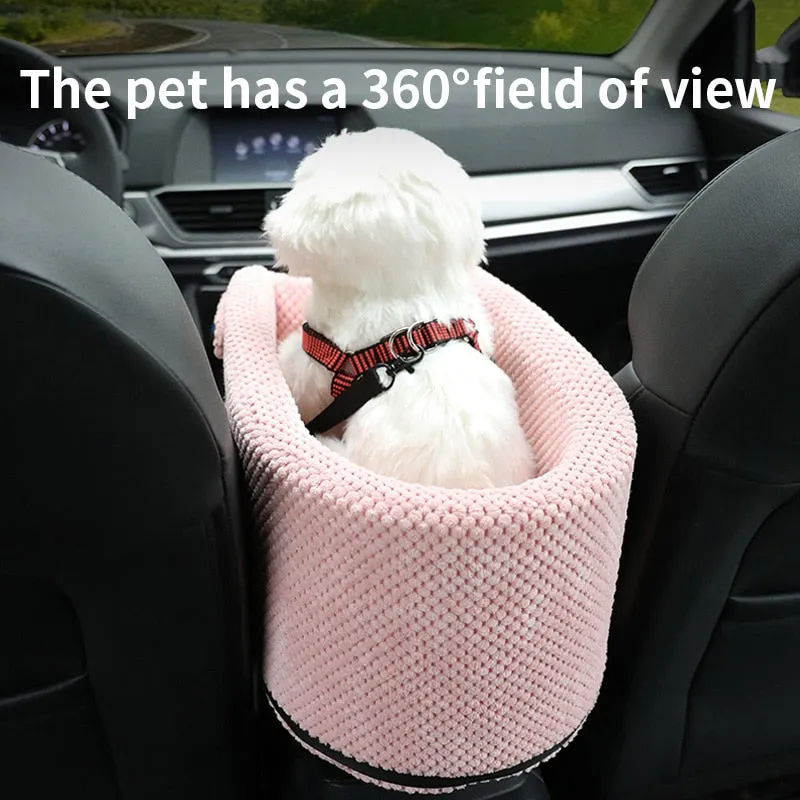 Car Armrest Pet Safe Carrier Box