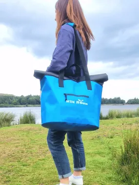 Caribou tote bag - tangy teal