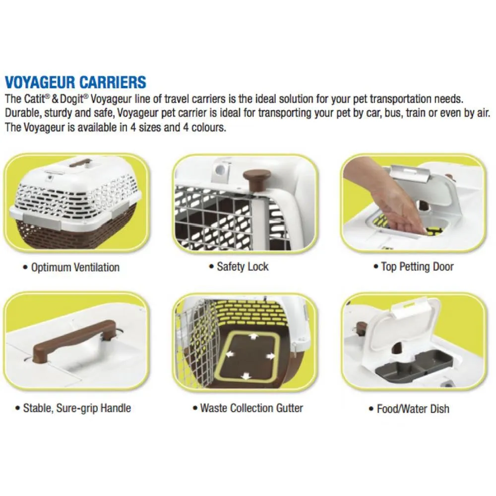 Catit Style Profile Voyageur 200 Cat Carrier - White Tiger