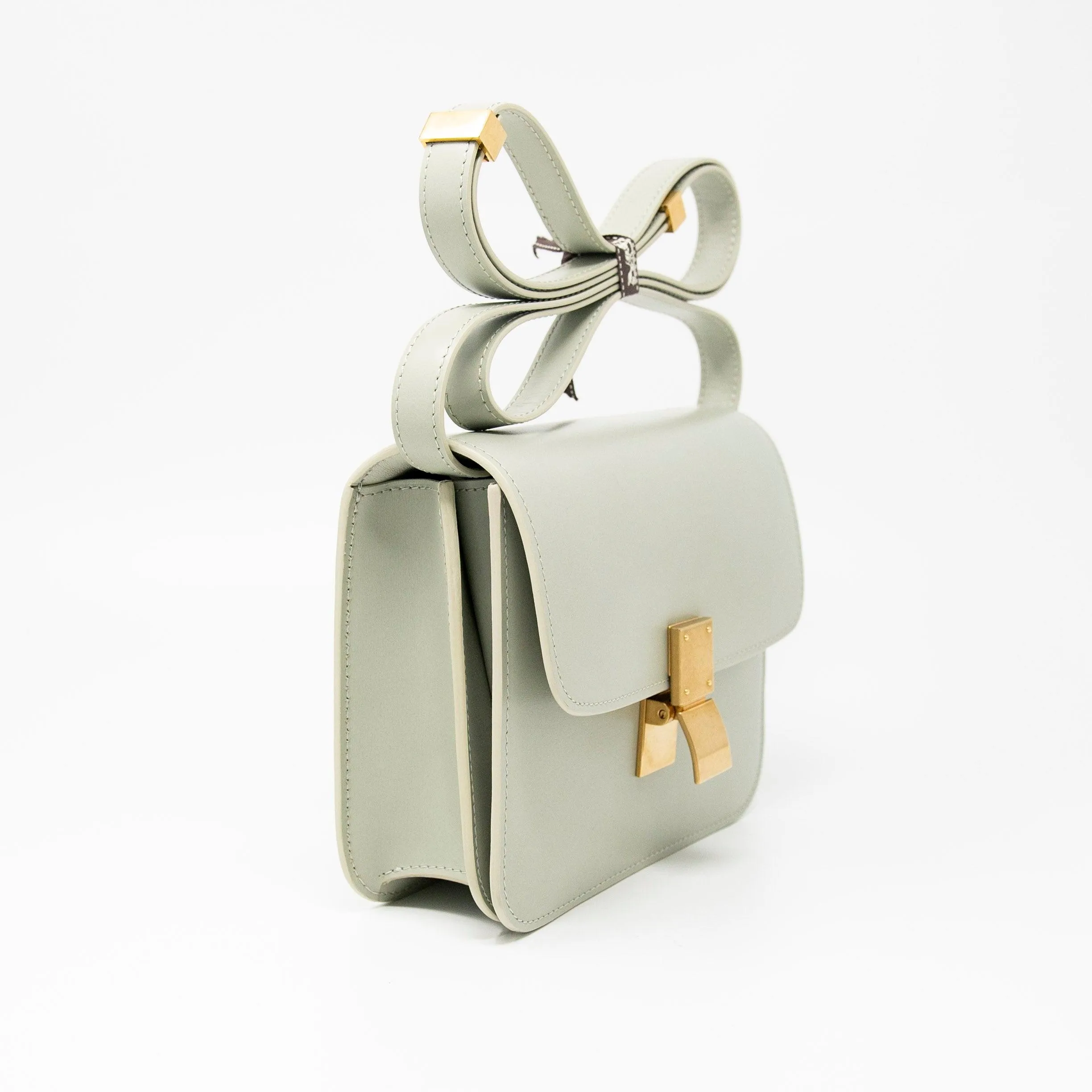 Celine Green Calfskin Teen Box Bag