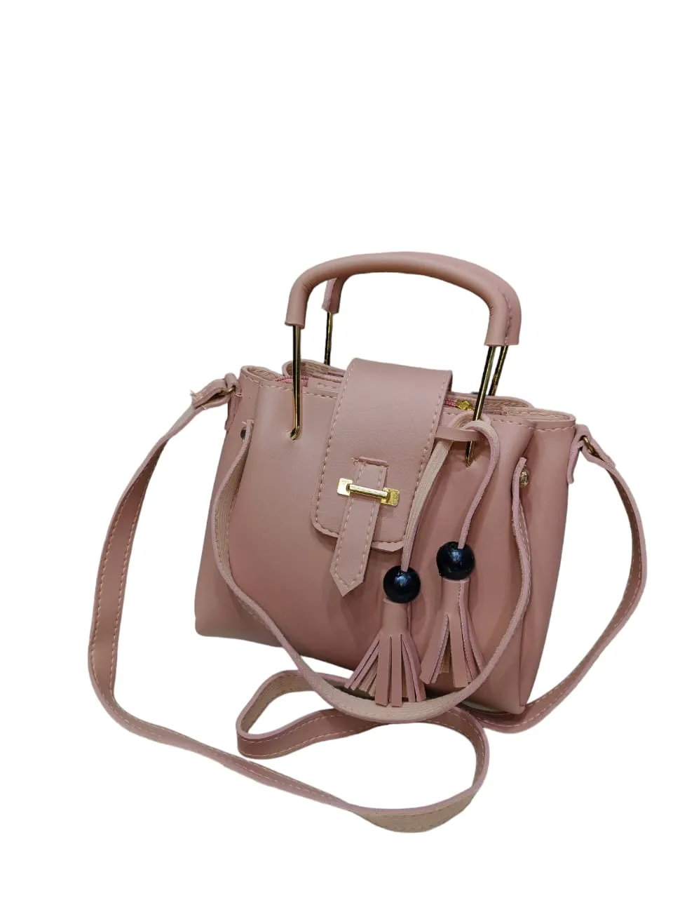 Chic and Stylish Ladies Handbag - Soft Leather, Beautiful Colors, Compact Size