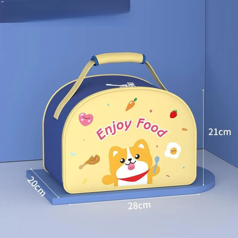 Children's Lunch Box Handbag Multi-layer Thermal Insulation Primary School Student Waterproof Handbag