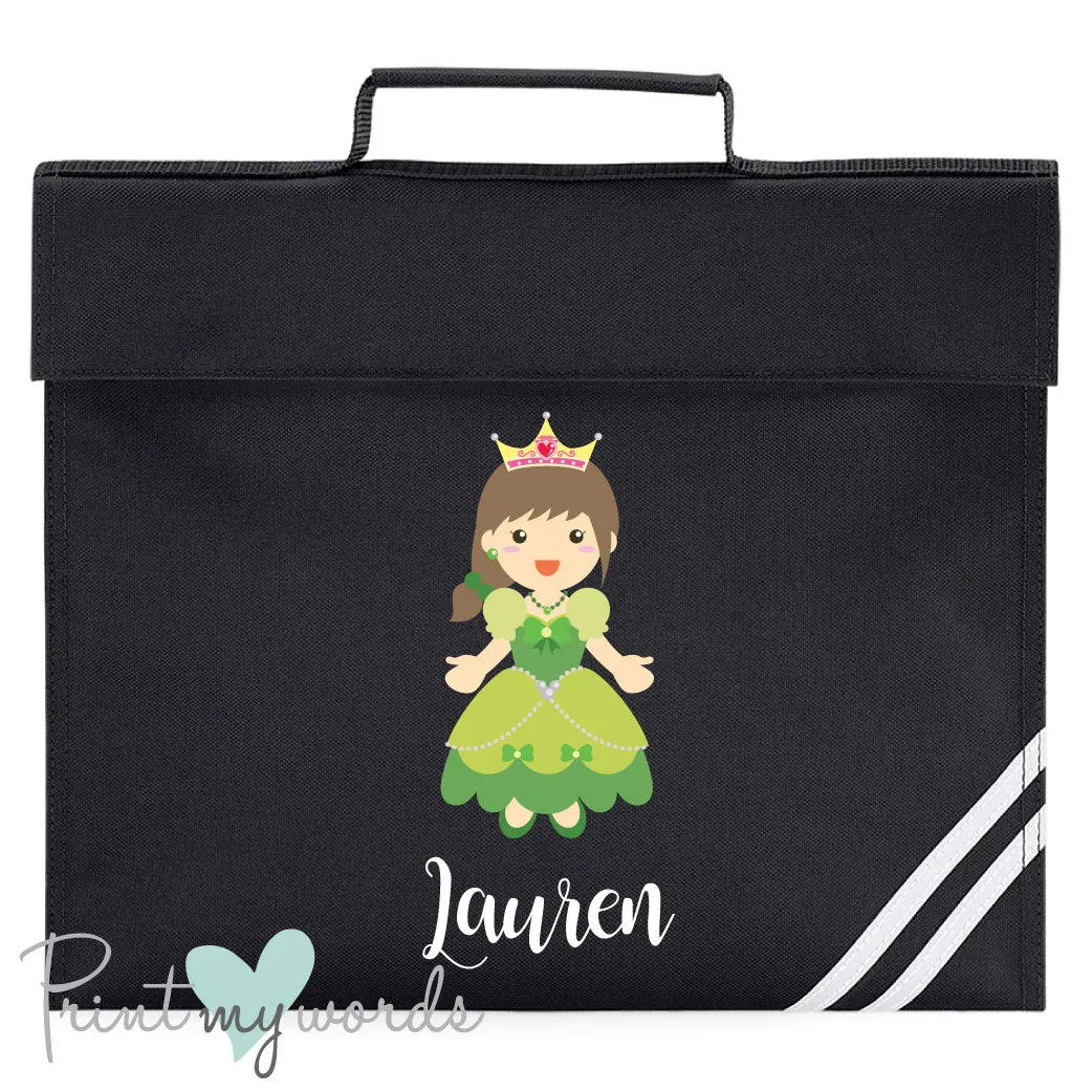 Children's Personalised Princess School Book Bag