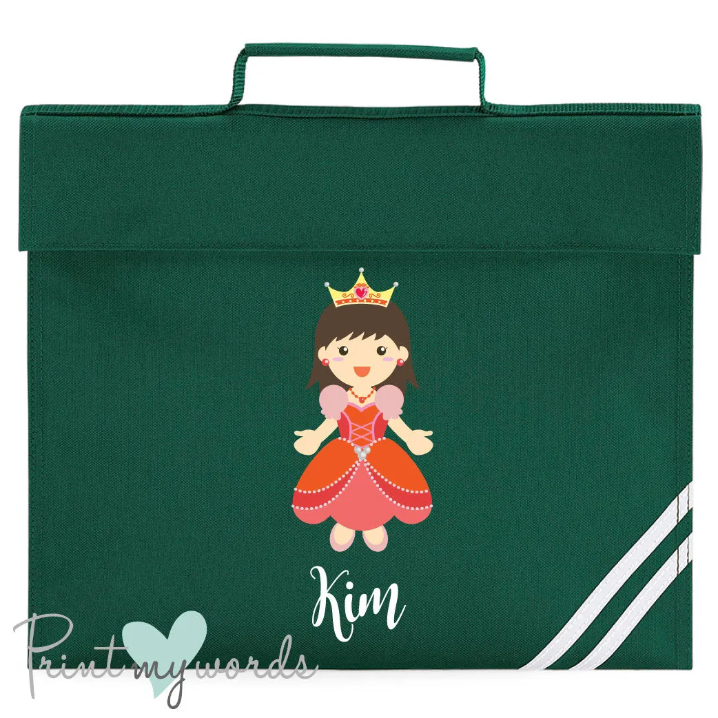 Children's Personalised Princess School Book Bag