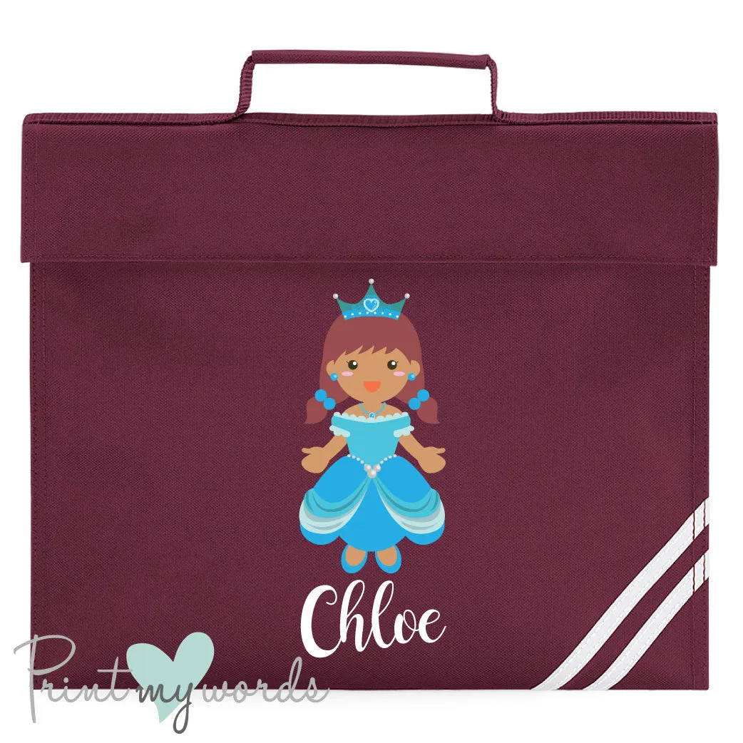 Children's Personalised Princess School Book Bag