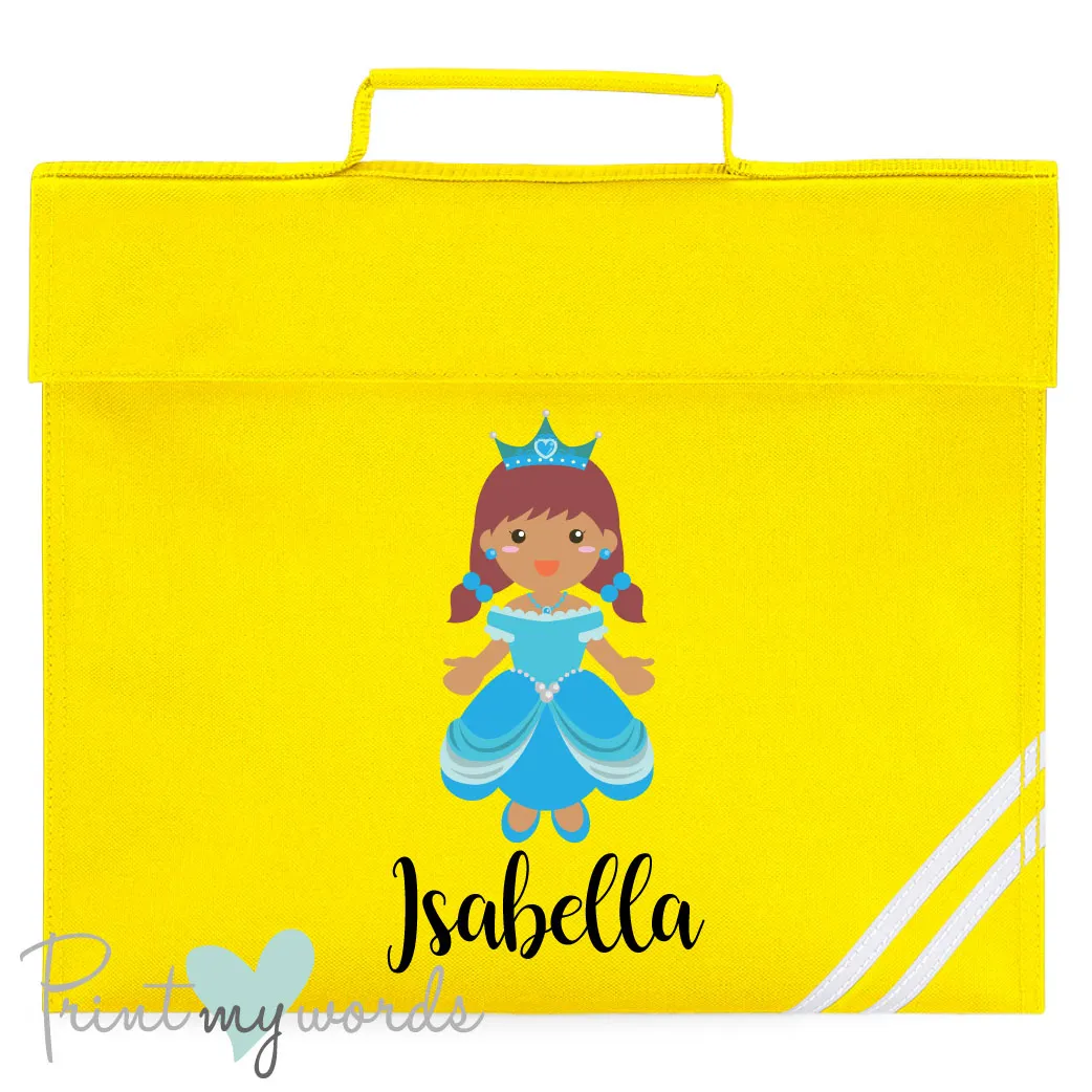 Children's Personalised Princess School Book Bag