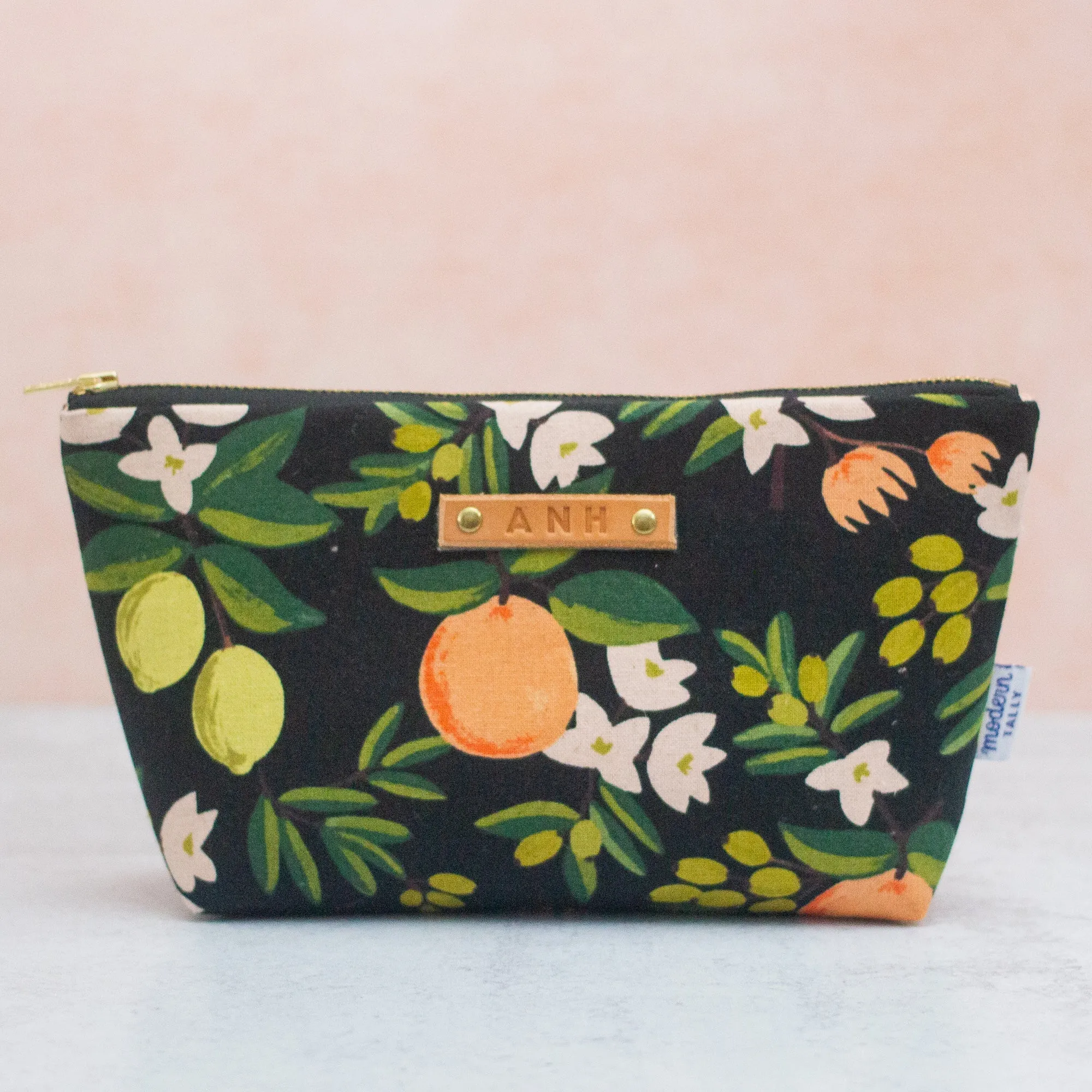 Citrus Makeup Bag