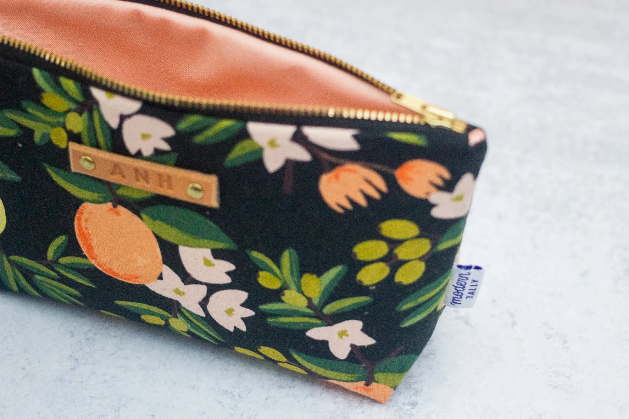 Citrus Makeup Bag