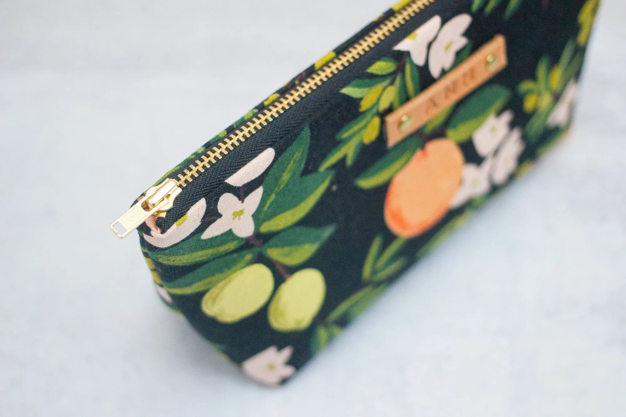 Citrus Makeup Bag