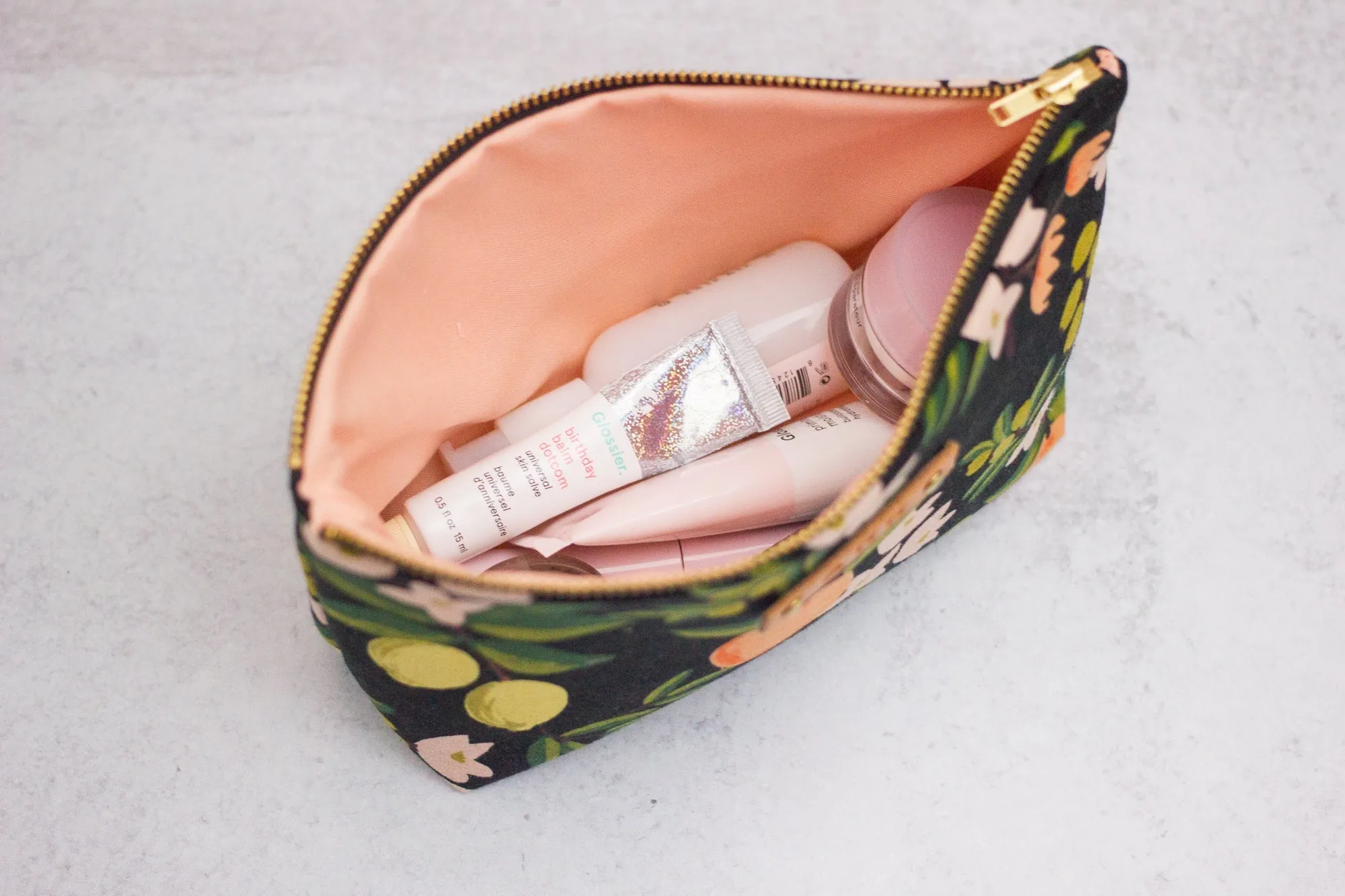 Citrus Makeup Bag