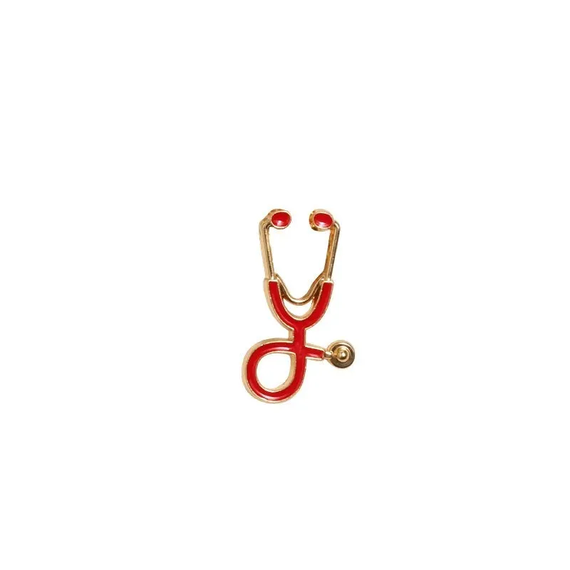 Colorful Brooches Doctor Nurse Stethoscope